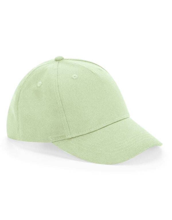 Beechfield EarthAware® Junior Organic Cotton Cap | 5 Panel | 6 Colours | Kids Unisex Size: White / One Size