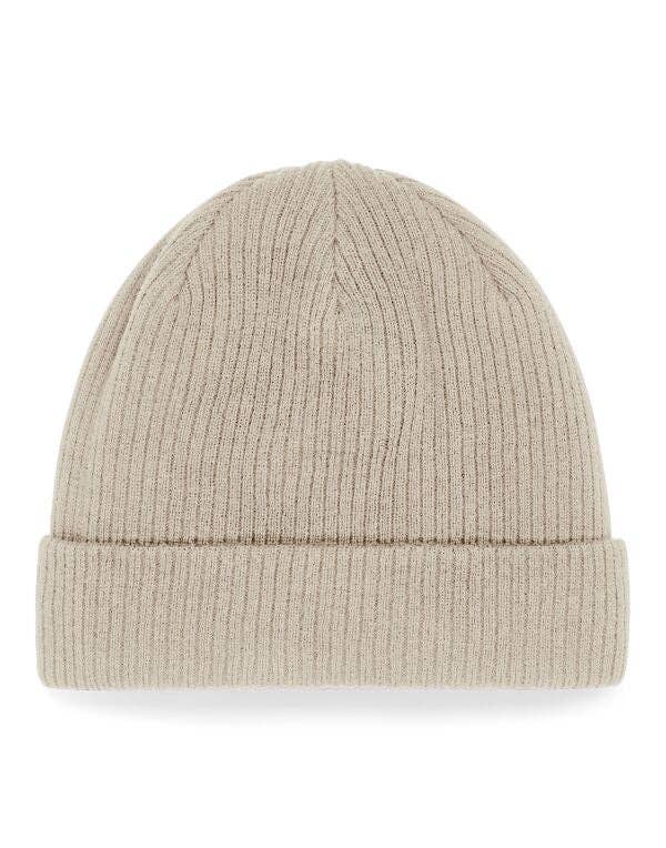Beechfield EarthAware® Organic Cotton Beanie | Unisex | Breathable | 9 Colours | One Size: Sand / One Size