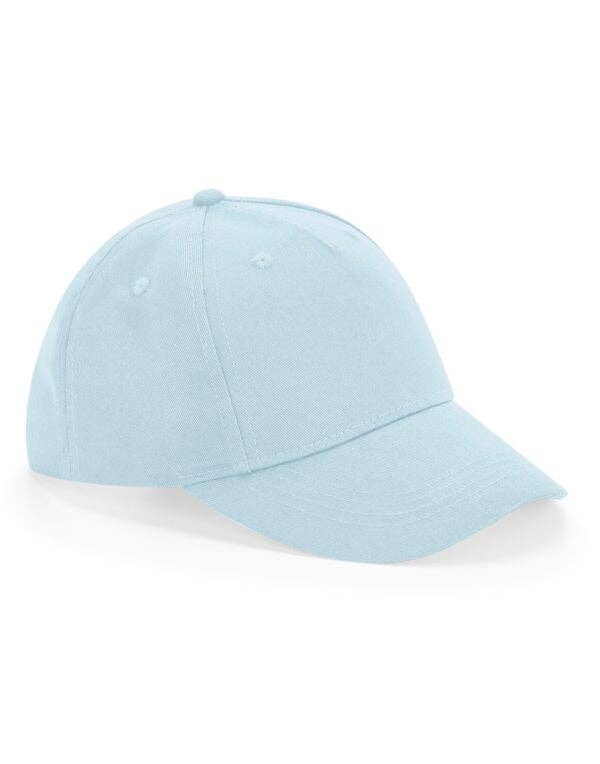 Beechfield EarthAware® Junior Organic Cotton Cap | 5 Panel | 6 Colours | Kids Unisex Size: White / One Size