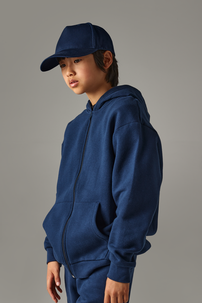 Beechfield EarthAware® Junior Organic Cotton Cap | 5 Panel | 6 Colours | Kids Unisex Size: Black / One Size