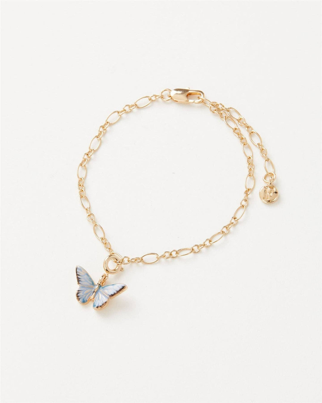 FABLE Enamel Blue Butterfly Charm