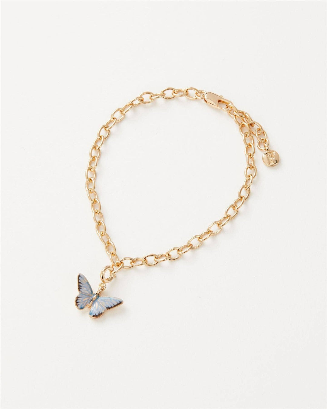 FABLE Enamel Blue Butterfly Charm