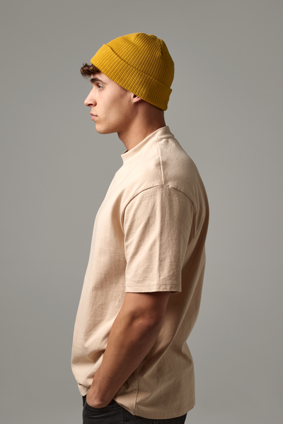 Beechfield EarthAware® Organic Cotton Beanie | Unisex | Breathable | 9 Colours | One Size: Sand / One Size