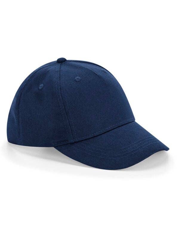 Beechfield EarthAware® Junior Organic Cotton Cap | 5 Panel | 6 Colours | Kids Unisex Size: White / One Size