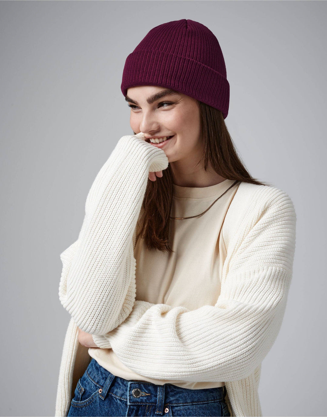 Beechfield EarthAware® Organic Cotton Beanie | Unisex | Breathable | 9 Colours | One Size: Sand / One Size