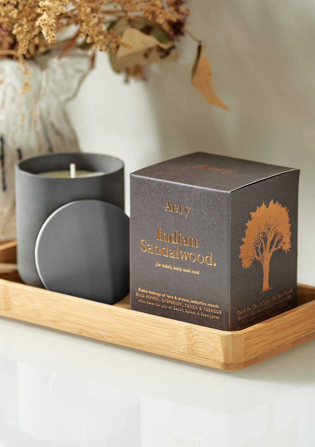 Indian Sandalwood Scented Candle