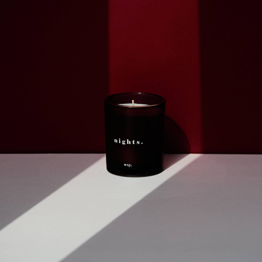 Nights 7oz Candle - Bourbon + Tobacco Leaf