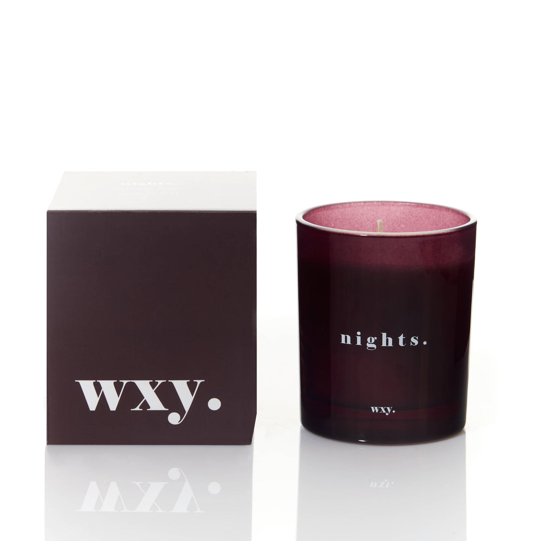 Nights 7oz Candle - Bourbon + Tobacco Leaf